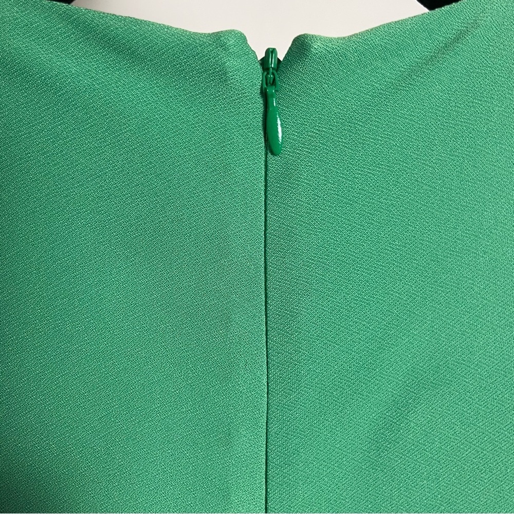 Solace London Lorena Dress Green Plunge Neck Midi Long Sleeve Draped Bodycon XS - Picture 11 of 14